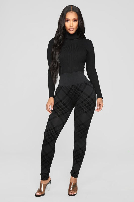 Better Together Fleece Lined Leggings - Black - jameswhite001