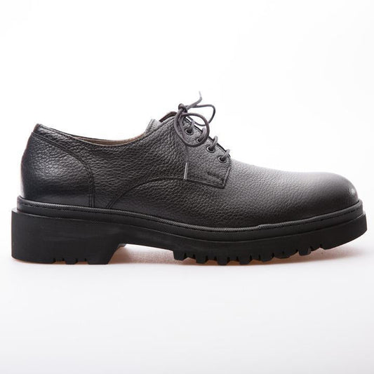 BOBBY - BLACK - CALF GRAIN LEATHER - jameswhite001