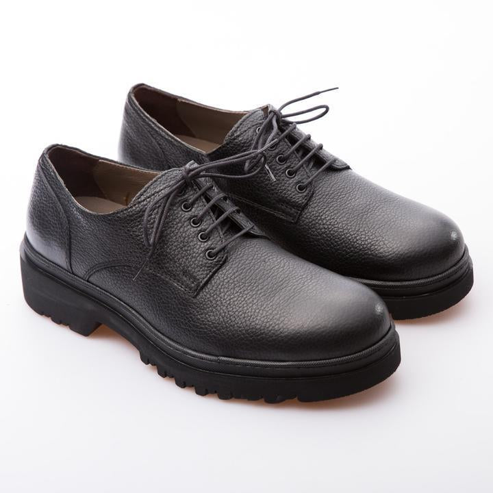 BOBBY - BLACK - CALF GRAIN LEATHER - jameswhite001