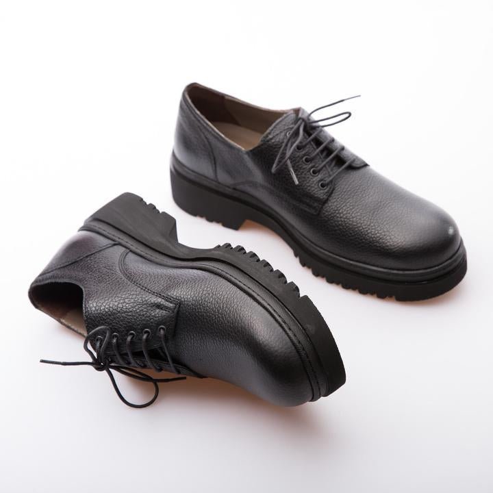 BOBBY - BLACK - CALF GRAIN LEATHER - jameswhite001