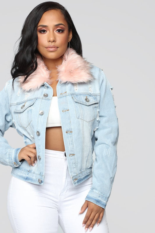 Bourbon Denim Jacket - Light Wash - jameswhite001