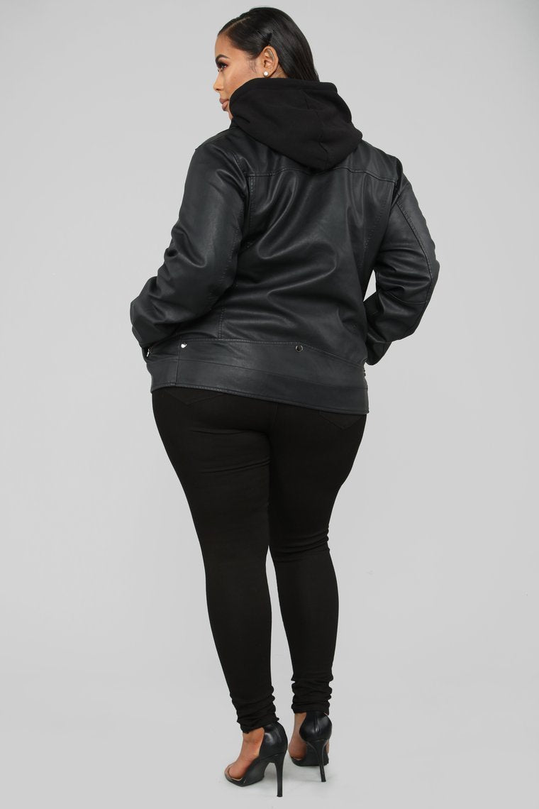 Broken Hearts Moto Jacket - Black - jameswhite001