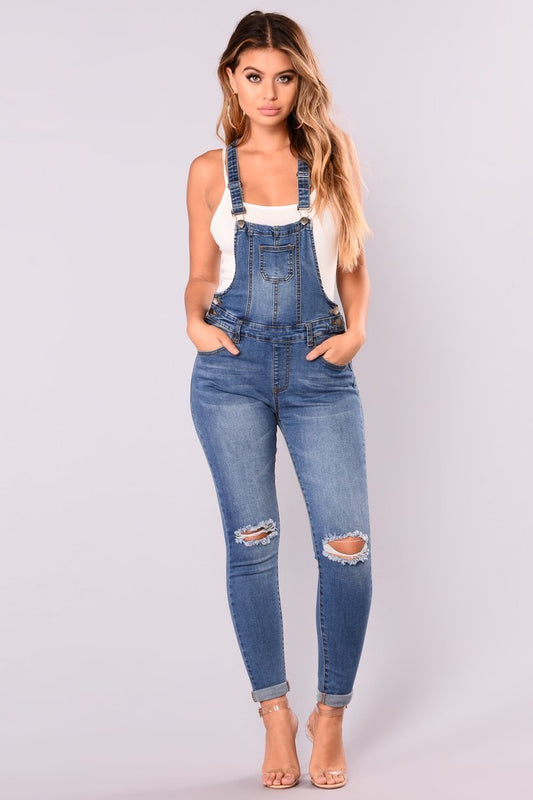 Browyn Overalls - Medium Blue Wash - jameswhite001