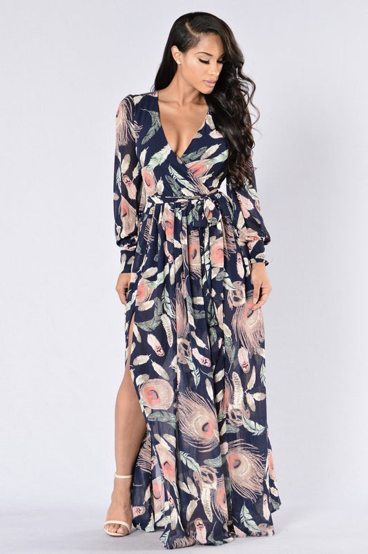 Brunch Date Dress - Navy - jameswhite001