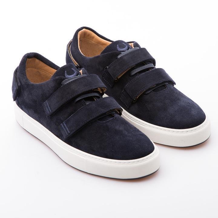 CAIN - DARK BLUE - WAXY SUEDE - jameswhite001