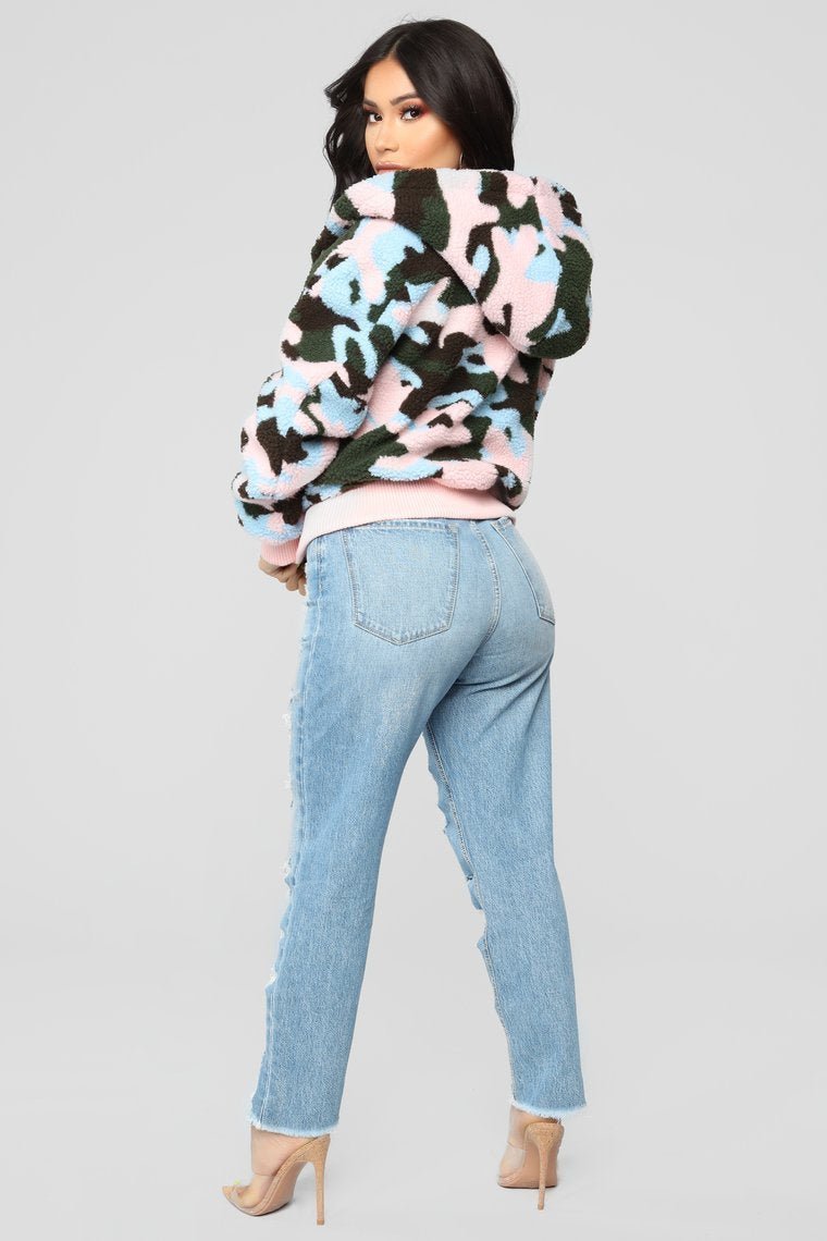 Camo Crush Plush Jacket - Camo - jameswhite001