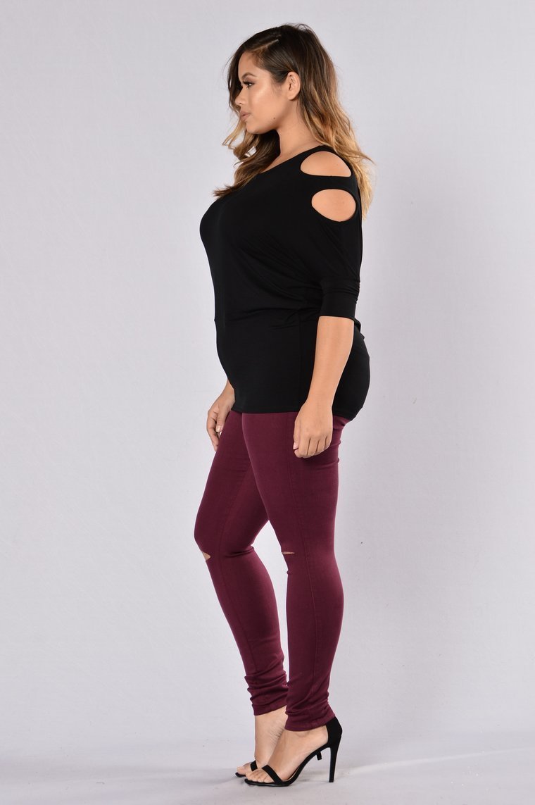 Canopy Jeans - Burgundy - jameswhite001