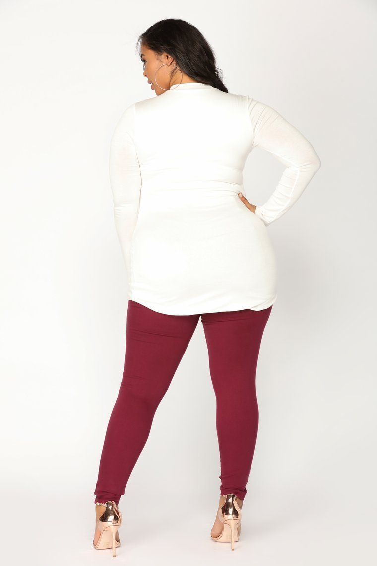 Canopy Jeans - Burgundy - jameswhite001