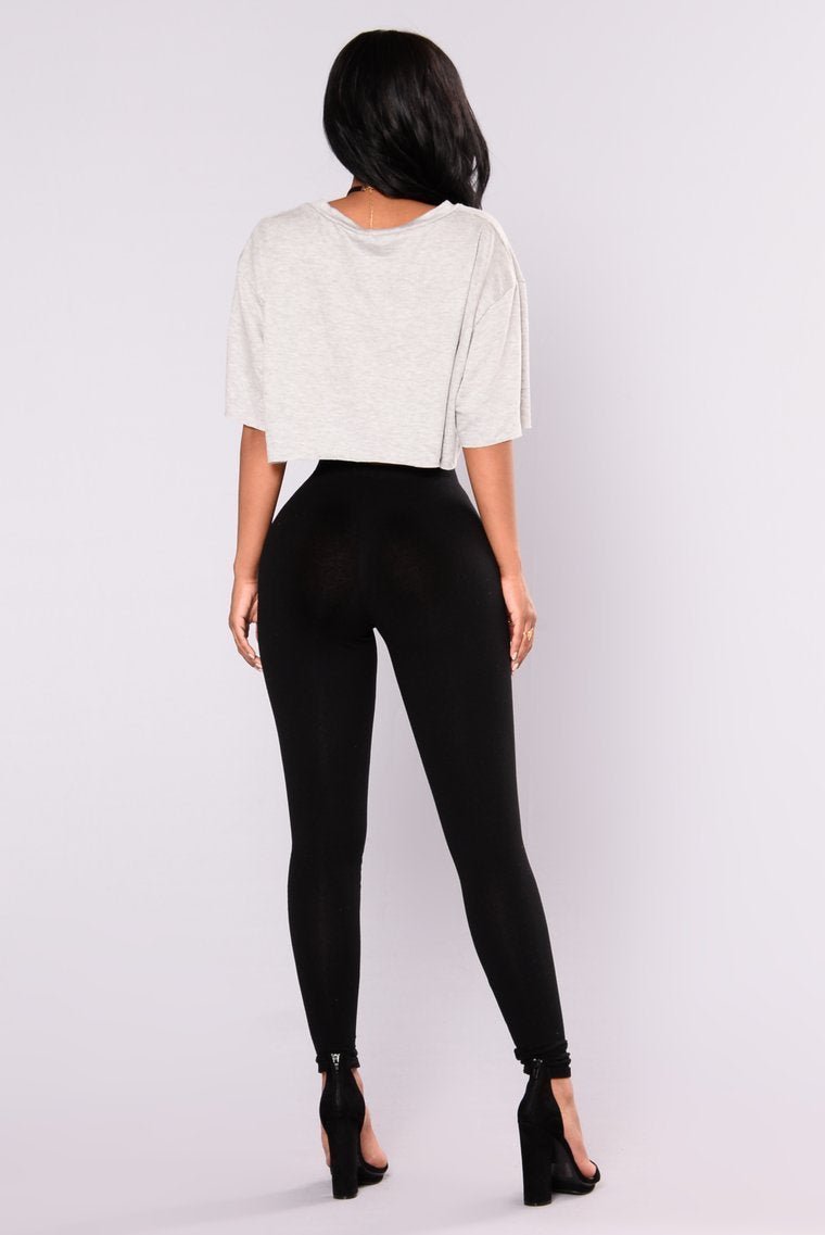 Carine Distressed Leggings - Black - jameswhite001