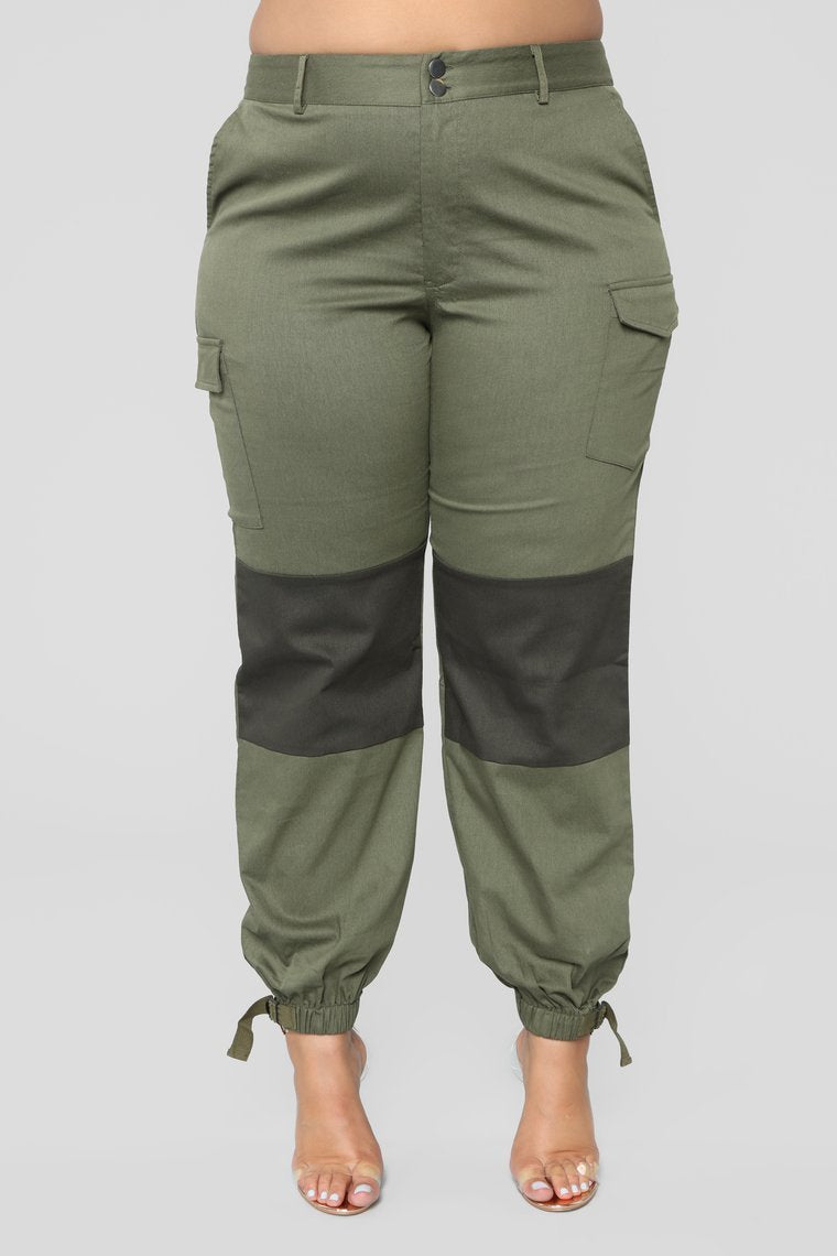 Carry The Teams Weight Cargo Pants - Olive - jameswhite001