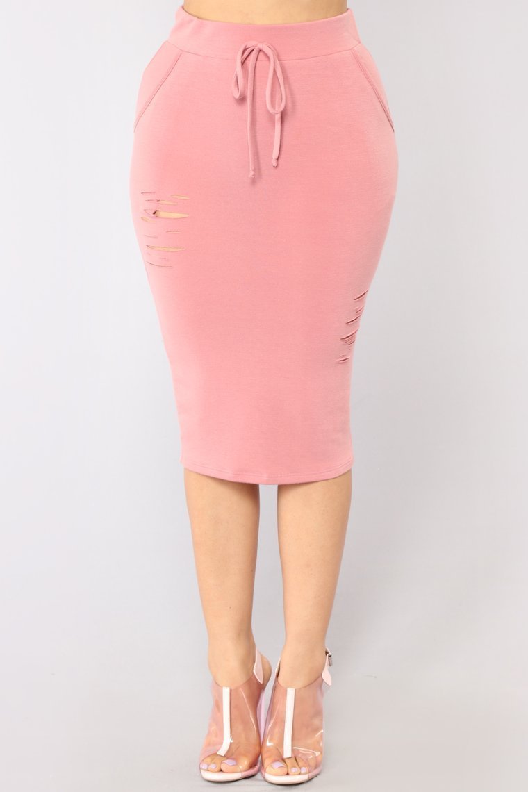 Casual Lover Skirt - Mauve - jameswhite001