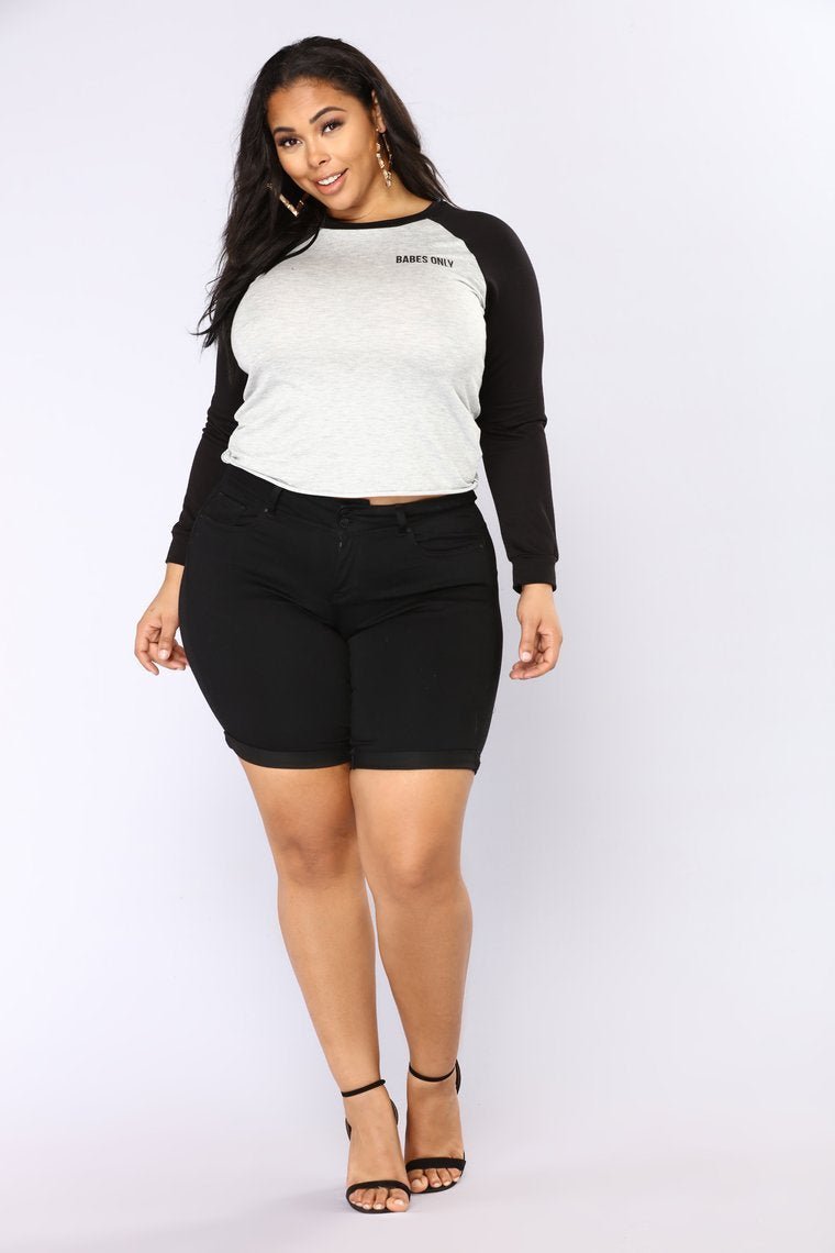 Catalina Booty Lifting Bermuda Shorts - Black - jameswhite001