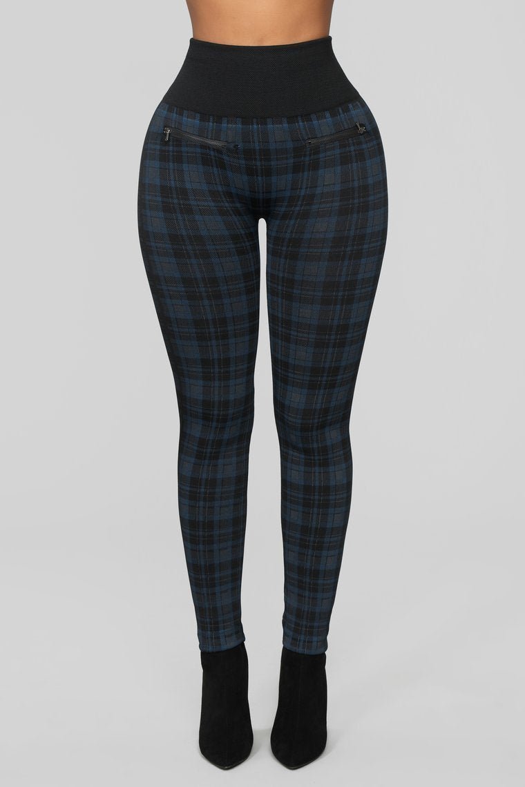 Catch Me Later Seamless Leggings - Blue - jameswhite001