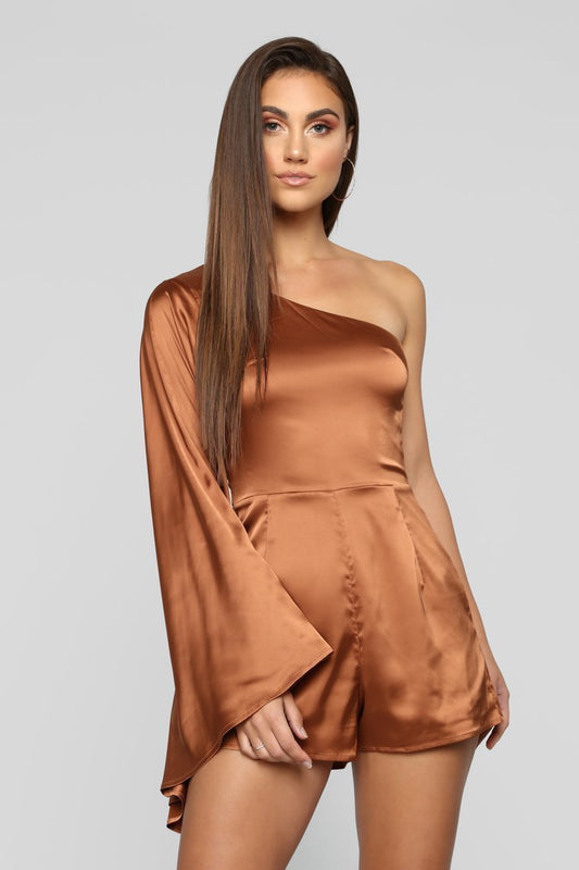 Catch My Better Side Romper - Bronze - jameswhite001