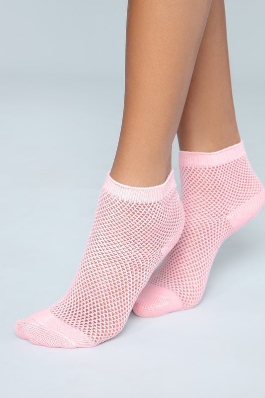 Catch Them All Fishnet Socks - Pink - jameswhite001