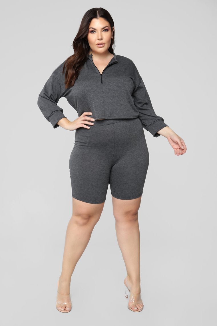 Chicago Short Set - Charcoal - jameswhite001