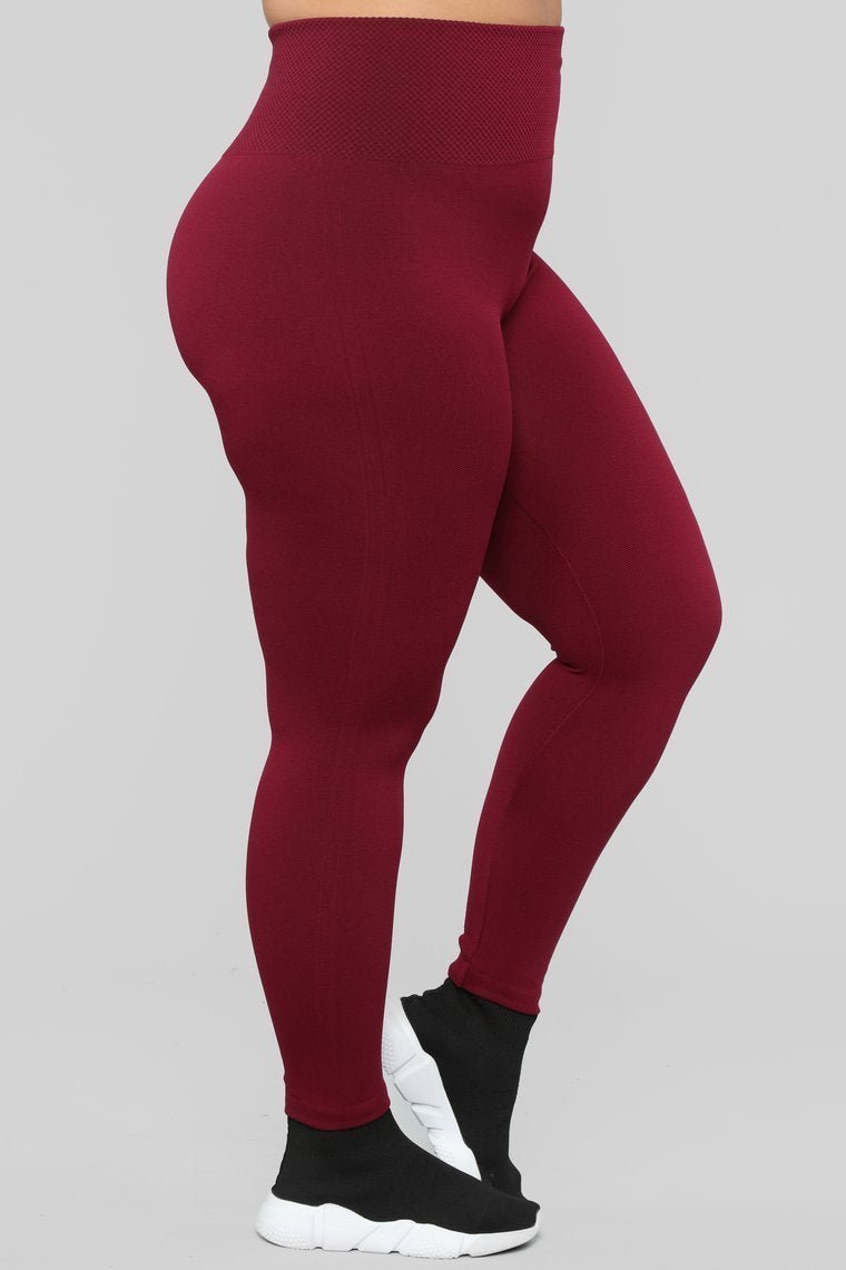 Chillin With You High Rise Leggings - Plum - jameswhite001