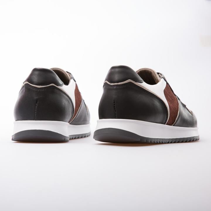 CHRISTIAN - BRICK & BROWN - EMBSOSED CALF NUBUCK & LEATHER - jameswhite001