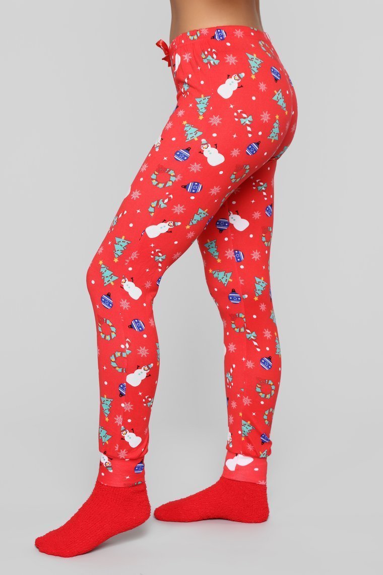 Christmas Time PJ Set - Red - jameswhite001