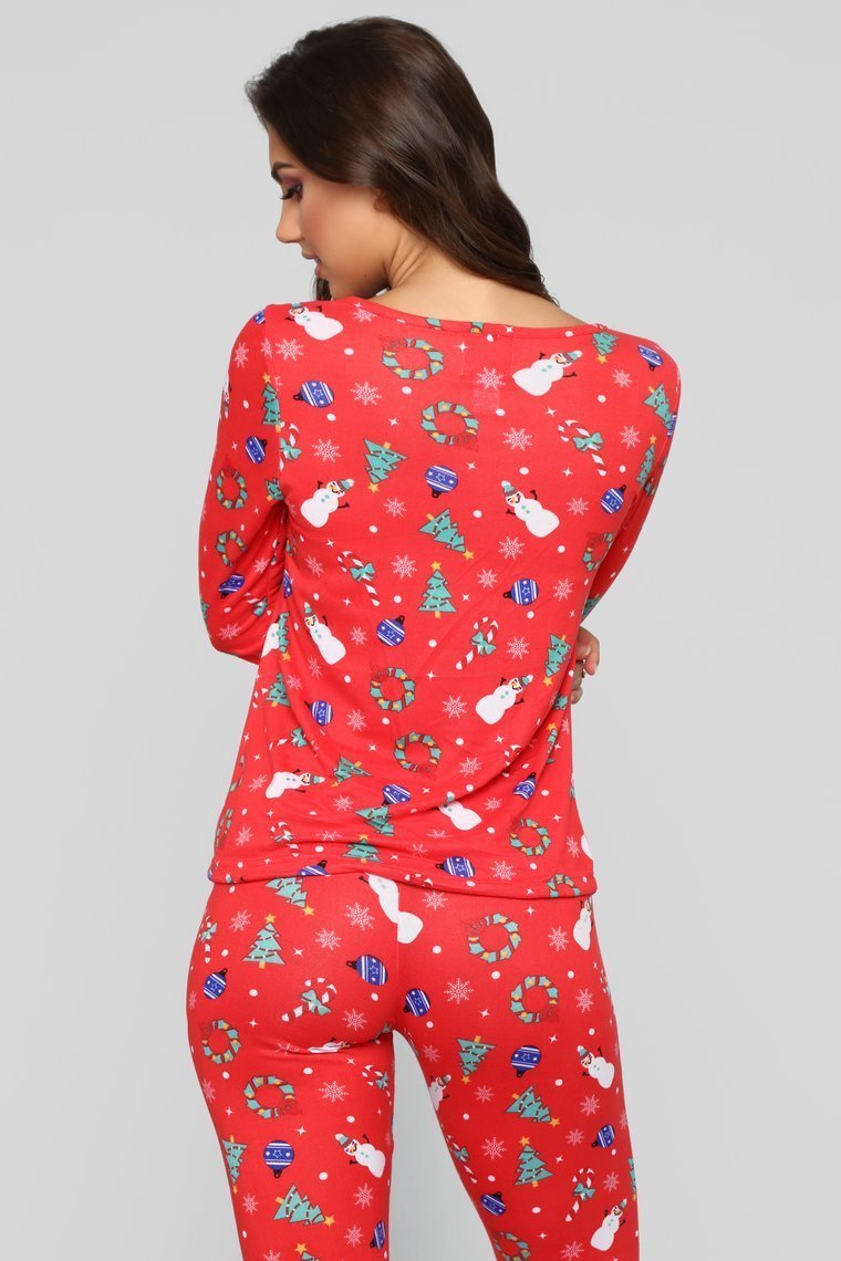 Christmas Time PJ Set - Red - jameswhite001