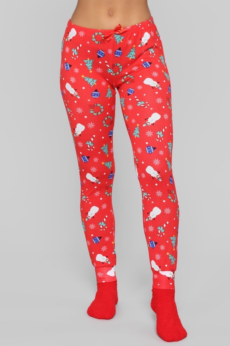 Christmas Time PJ Set - Red - jameswhite001