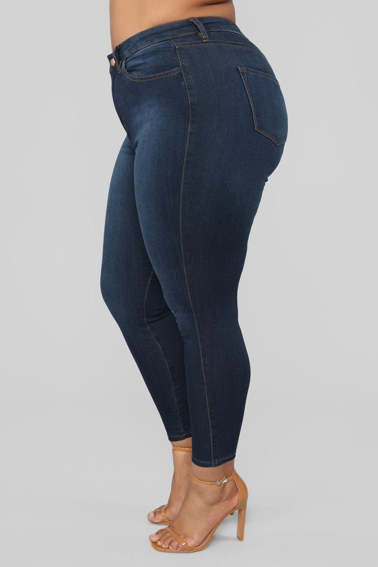 Classic Mid Rise 27" Jeans - Dark Denim - jameswhite001