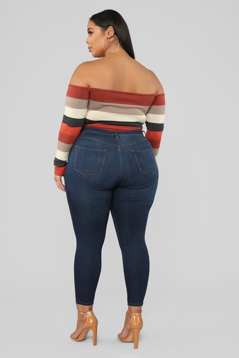 Classic Mid Rise 27" Jeans - Dark Denim - jameswhite001