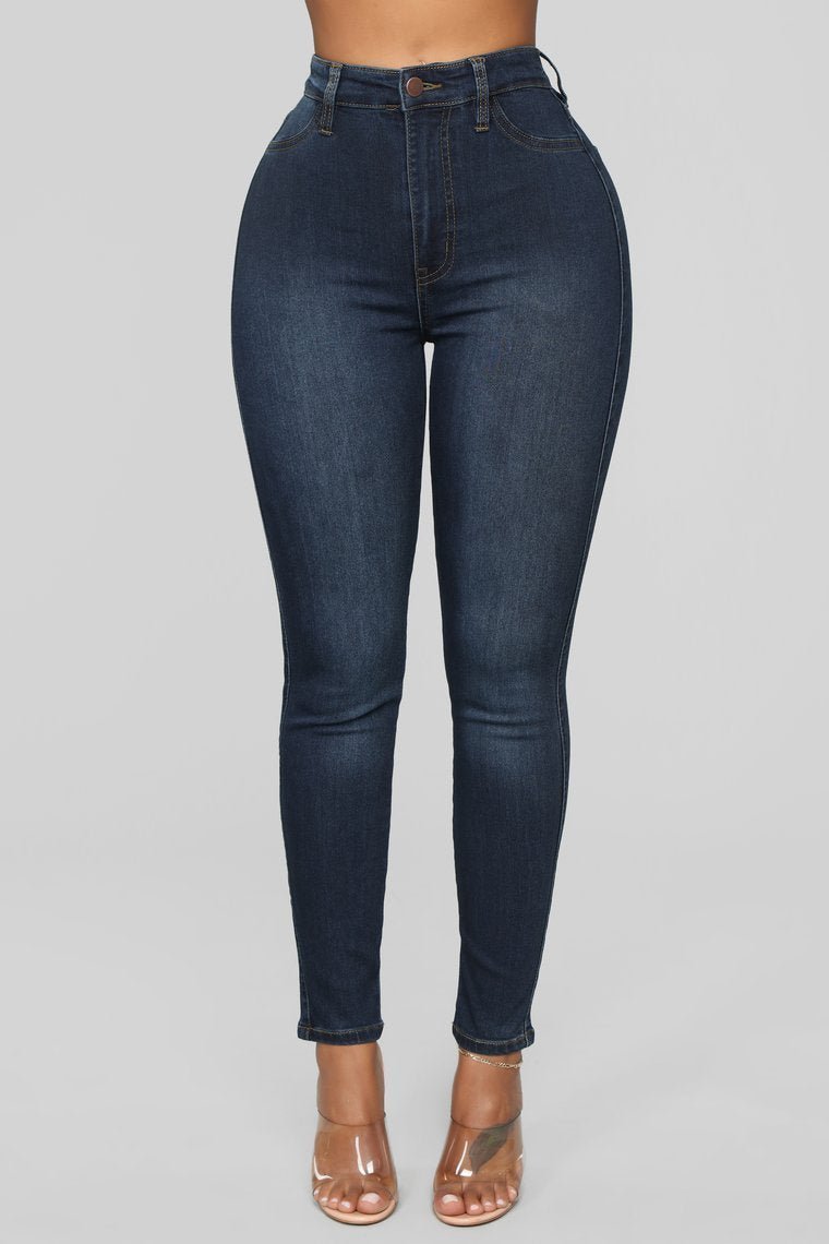 Classic Mid Rise 27" Jeans - Dark Denim - jameswhite001