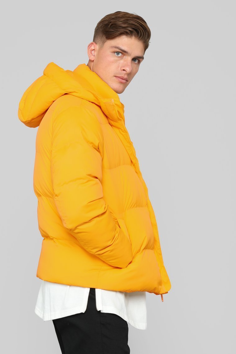 Classic Puffer Jacket - Yellow - jameswhite001