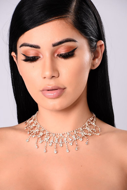 Colombina Choker - Rose Gold - jameswhite001