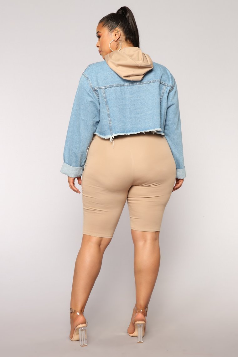 Commanding Officer Cropped Jacket - MediumBlue - jameswhite001