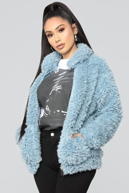 Cora Coat - Blue - jameswhite001