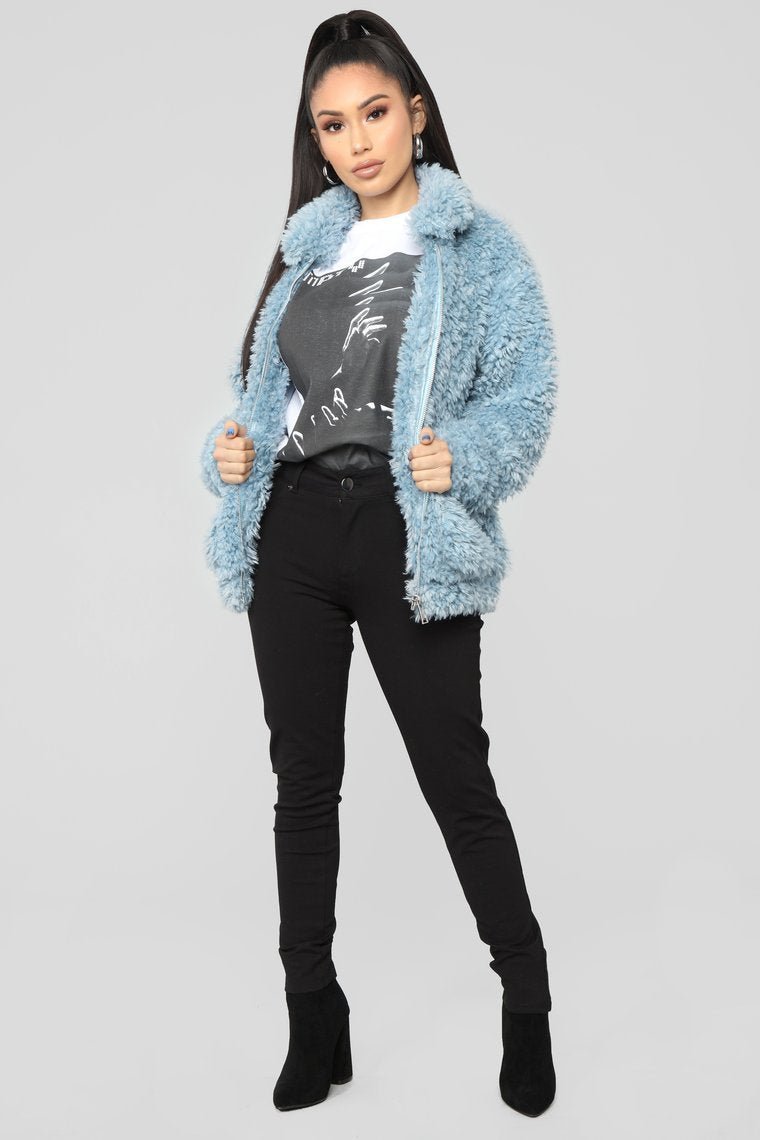 Cora Coat - Blue - jameswhite001