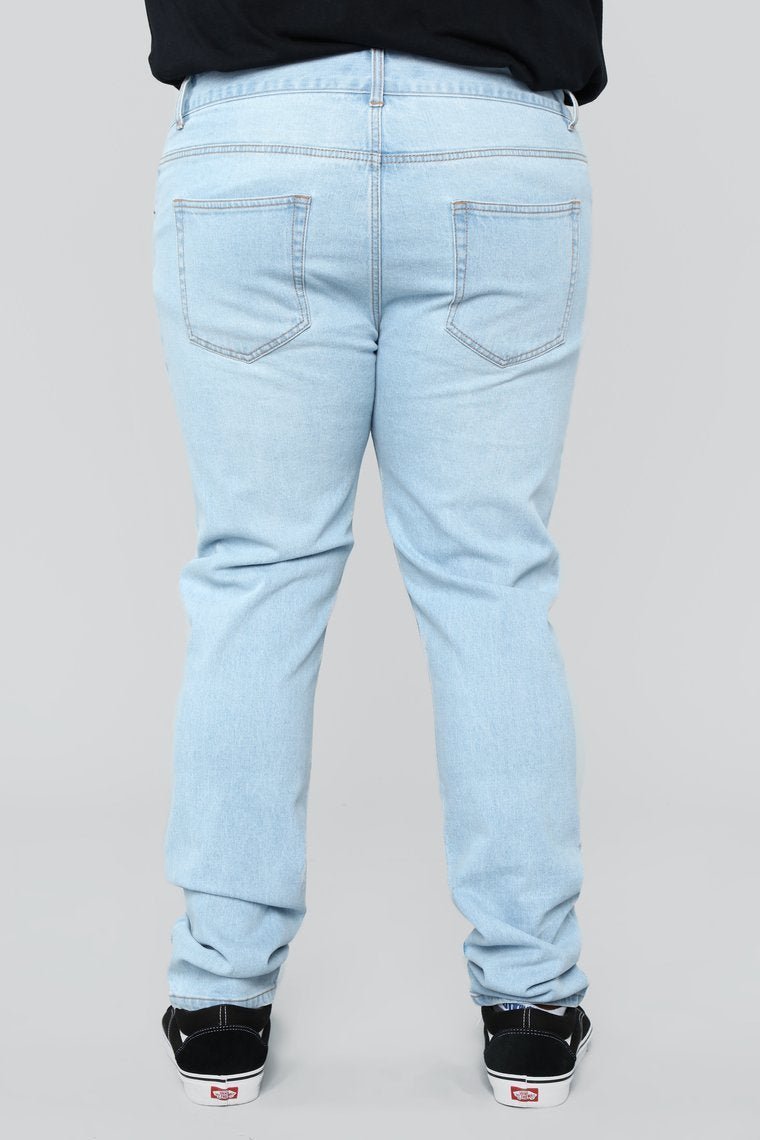 Cornell Skinny Jeans - Light Blue Wash - jameswhite001