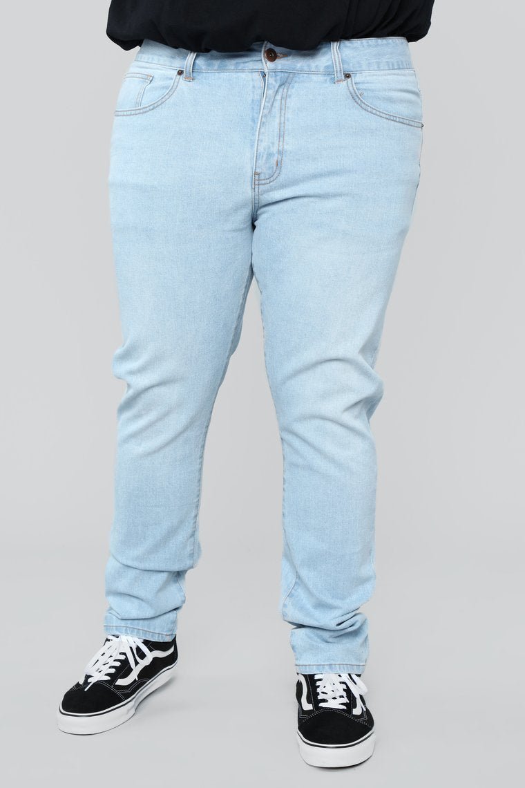 Cornell Skinny Jeans - Light Blue Wash - jameswhite001
