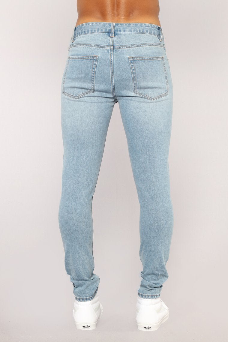 Cornell Skinny Jeans - Light Blue Wash - jameswhite001