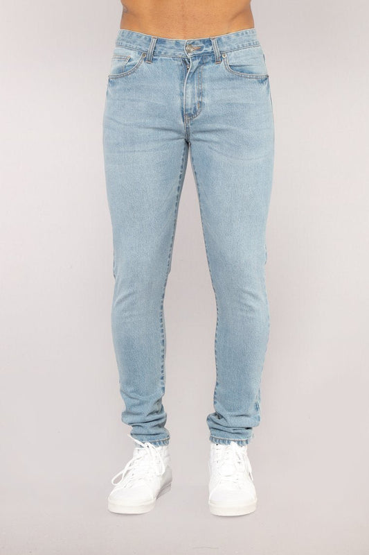 Cornell Skinny Jeans - Light Blue Wash - jameswhite001