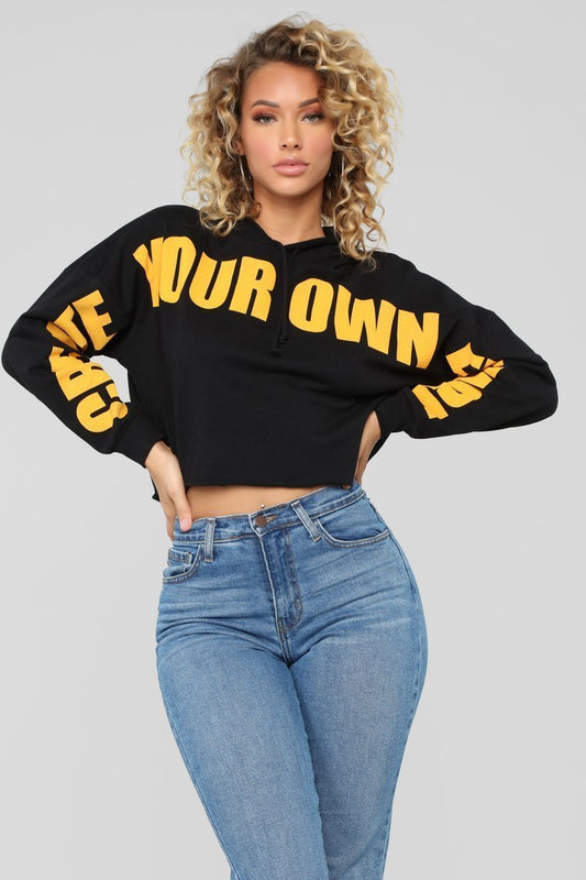 Create Your Own Future Sweatshirt - Black - jameswhite001