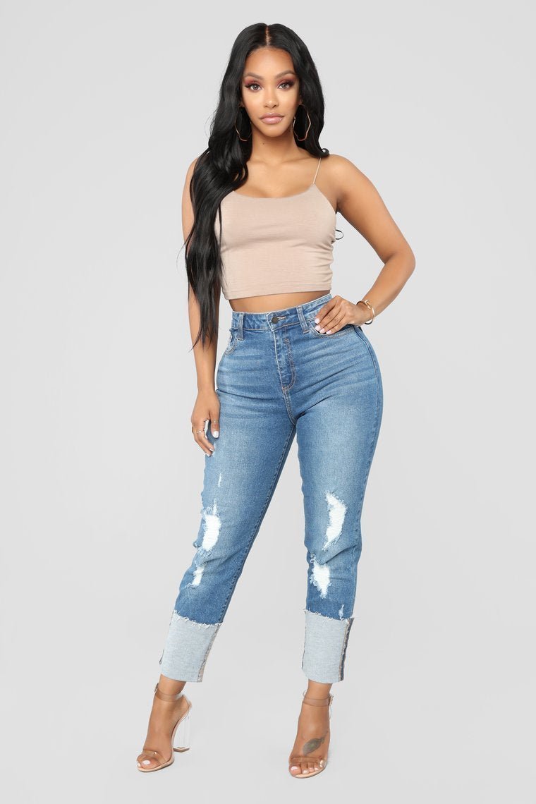Cuffing Season Boyfriend Jeans - jameswhite001