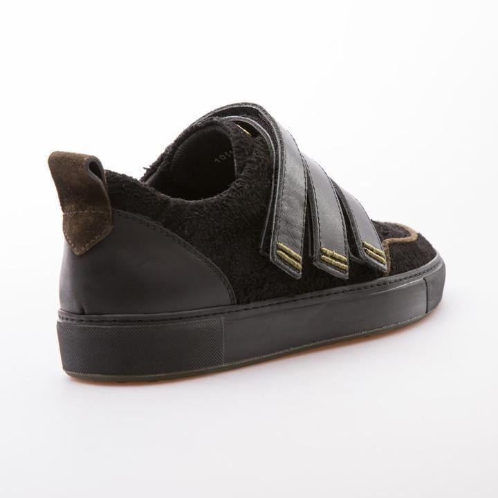 DAX - BLACK - HAIRY SUEDE & CALF LEATHER - jameswhite001