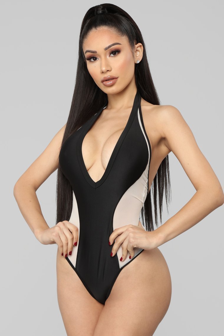 Deep In Love Swimsuit - Black - jameswhite001