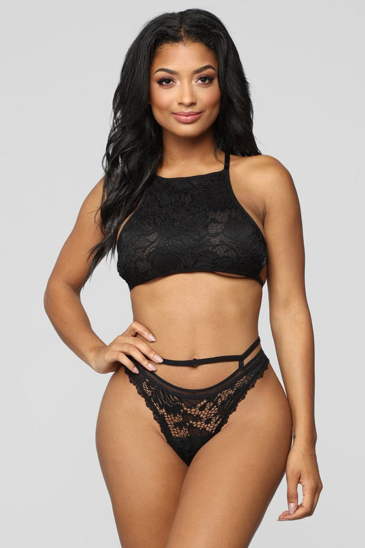 Do You Even Care Thong Panty - Black - jameswhite001