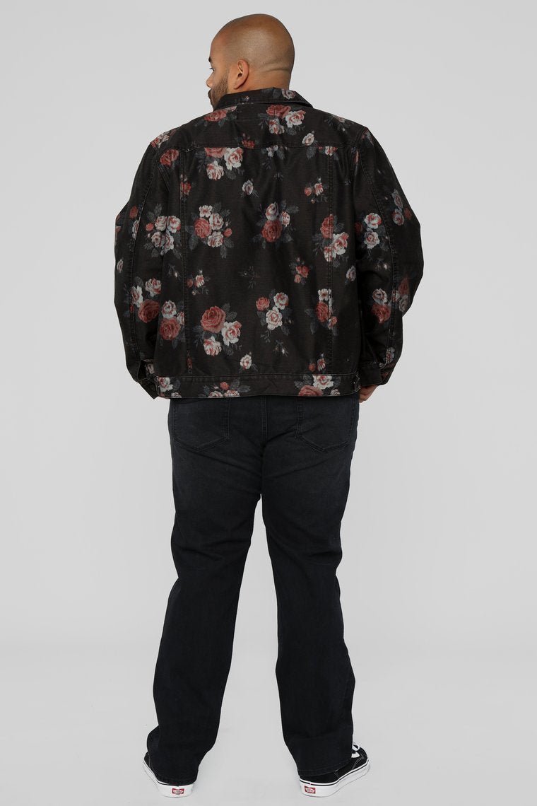 Dominick Denim Jacket - Black/Combo - jameswhite001