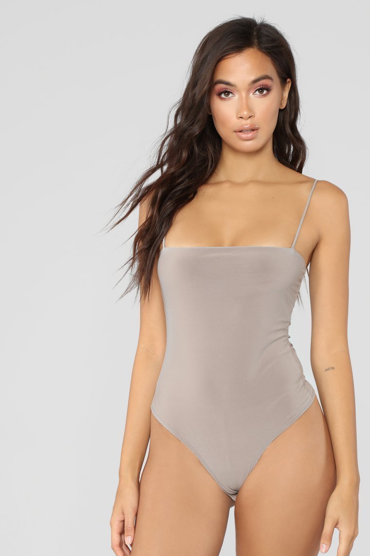 Don't Be So Square Bodysuit - Taupe - jameswhite001