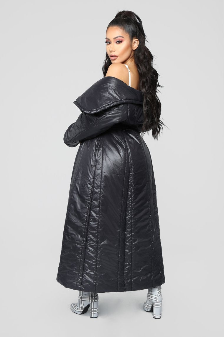 Don't Black Out Coat - Black - jameswhite001