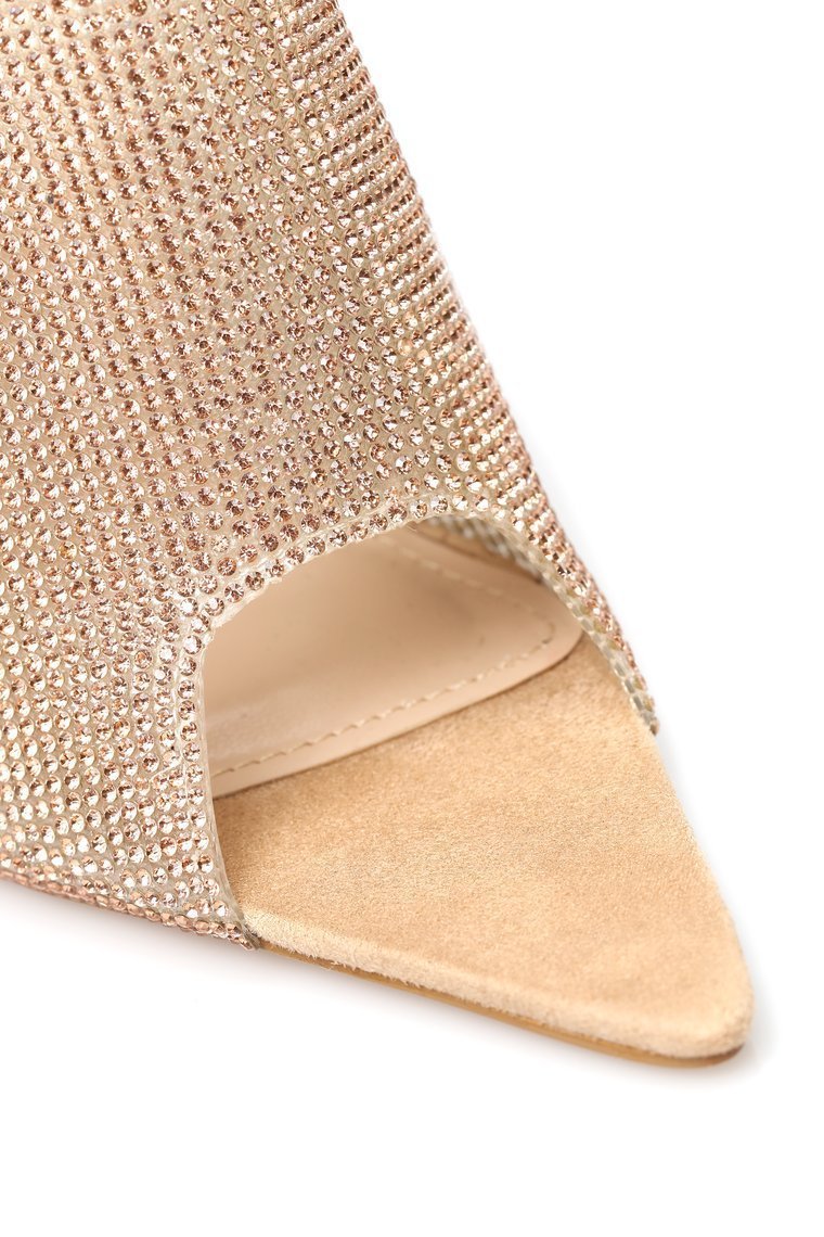 Dream Big Heeled Sandal - Nude/Rose Gold - jameswhite001