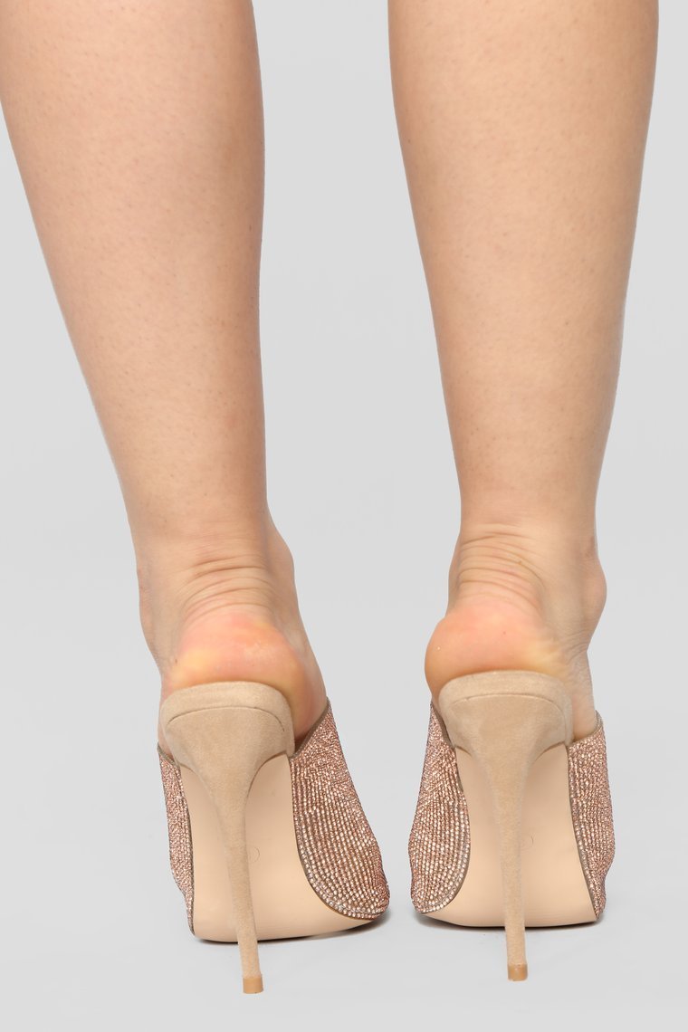 Dream Big Heeled Sandal - Nude/Rose Gold - jameswhite001