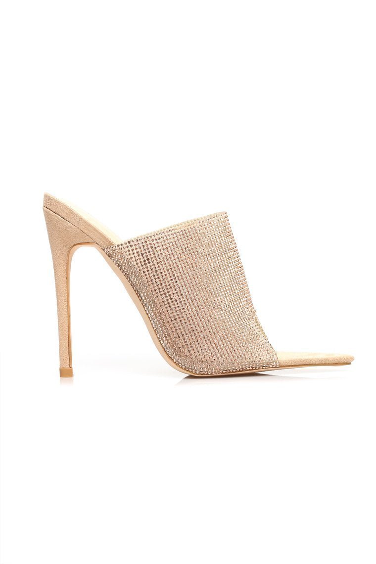 Dream Big Heeled Sandal - Nude/Rose Gold - jameswhite001