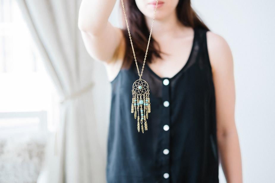 Dreamcatcher Pendant Necklace - jameswhite001
