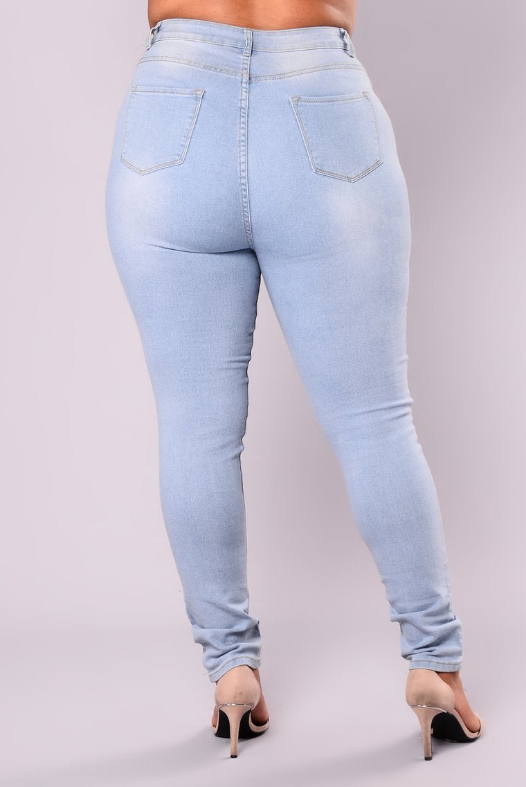 Drive To The Ocean Jeans - Light Blue - jameswhite001